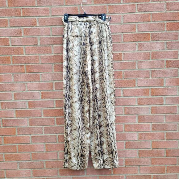 RONNY KOBO Rinnah Snakeskin Print Pants size Medium - Picture 4 of 10